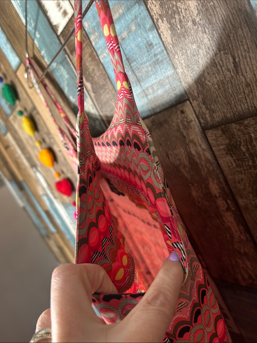 Tribal Pink Multi-Stripe Sleeveless Maxi Dress - Picture 6 of 15